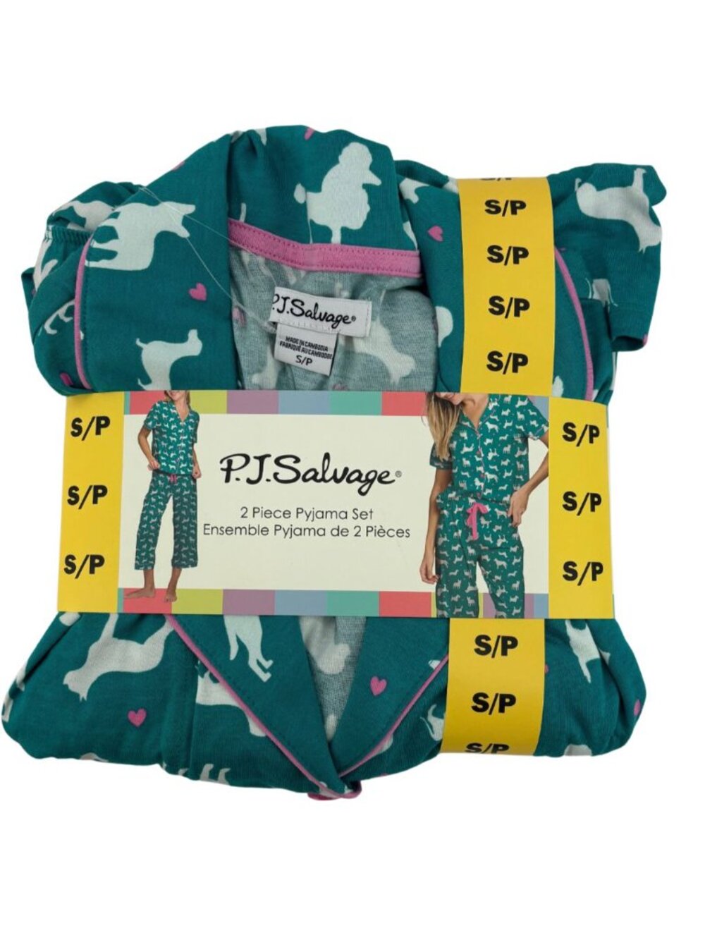 P.J. Salvage Women's Pyjamas | 2 Piece | Turquoise | Size Small **NEW